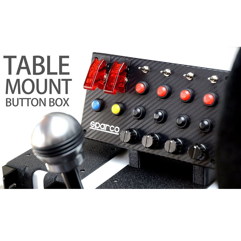 Button Box Mount utilizing a Fanatec Table clamp – AMSTUDIO